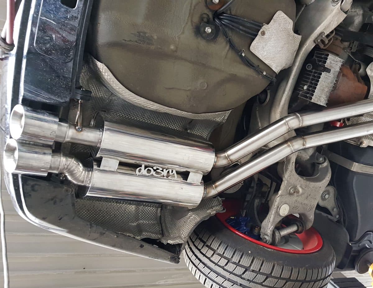 Nerezový výfuk Alpina B7