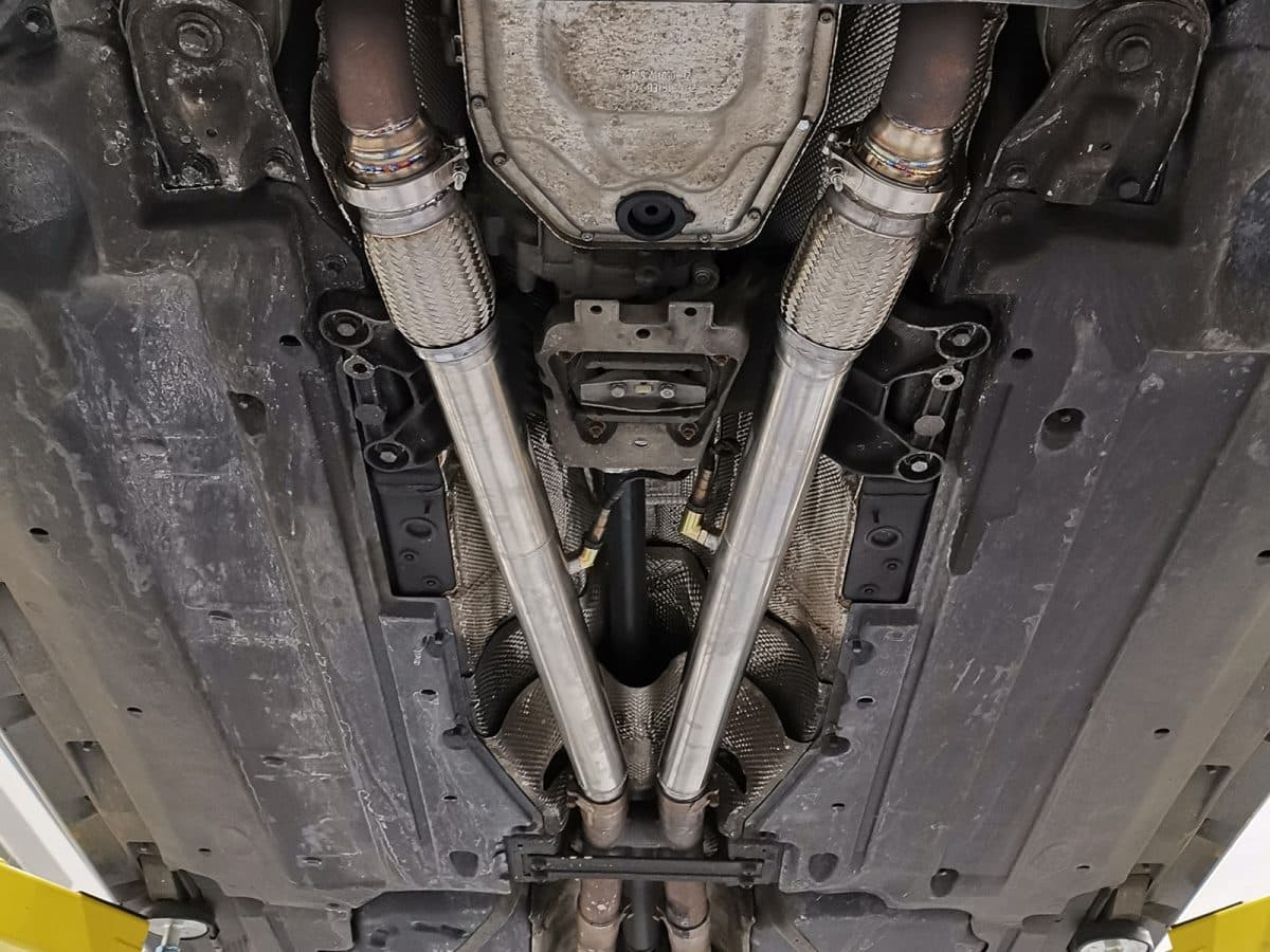 Audi RS6 C6 – odstranění sekundárních katalyzátorů